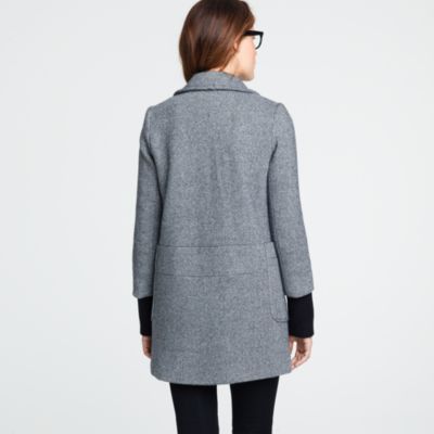 Academy coat in herringbone
