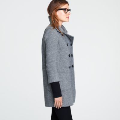 Academy coat in herringbone