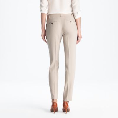 New &eacute;lan trouser in wool crepe