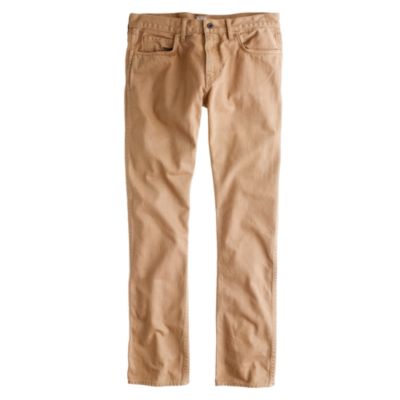 484 garment-dyed jean in dusty camel