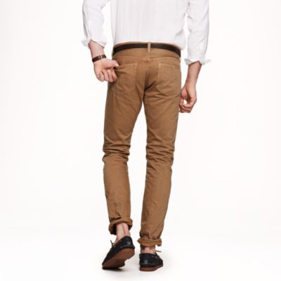 484 Garment-dyed jean in dusty camel