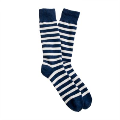 Tri-color stripe socks