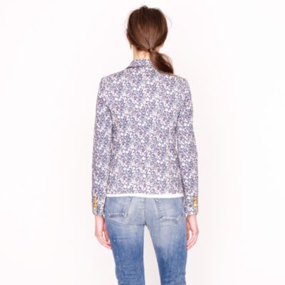 Liberty schoolboy blazer in June's Meadow floral