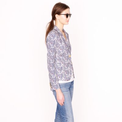 Liberty schoolboy blazer in June's Meadow floral