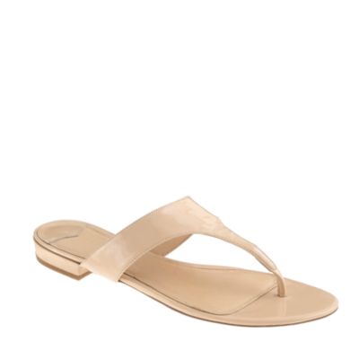 Tybee patent slide sandals