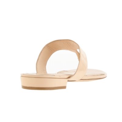 Tybee patent slide sandals