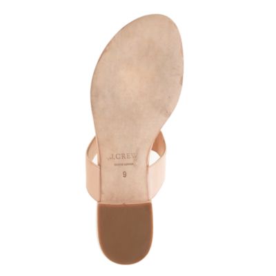 Tybee patent slide sandals