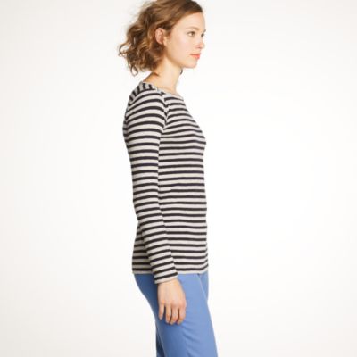 Boatneck painter tee in stripe