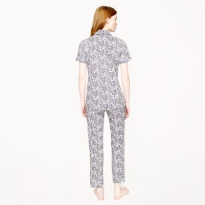 Liberty short-sleeve pajama set in June's Meadow floral