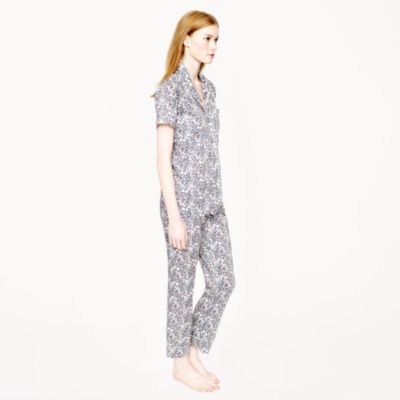 Liberty short-sleeve pajama set in June's Meadow floral