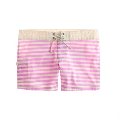 Stripe board shorts