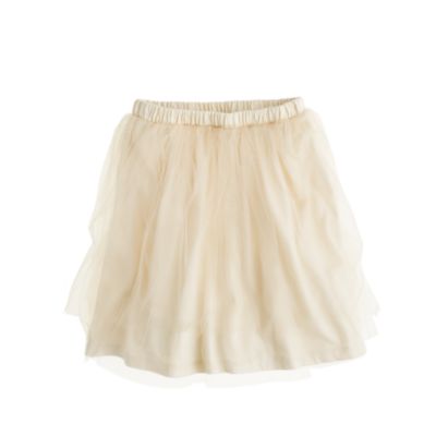 Girls' tippy-toe tulle skirt