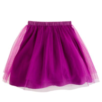 Girls' tippy-toe tulle skirt
