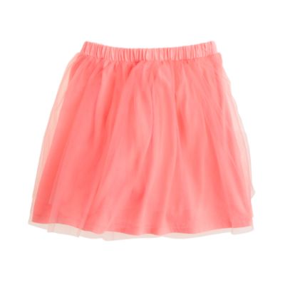 Girls' tippy-toe tulle skirt