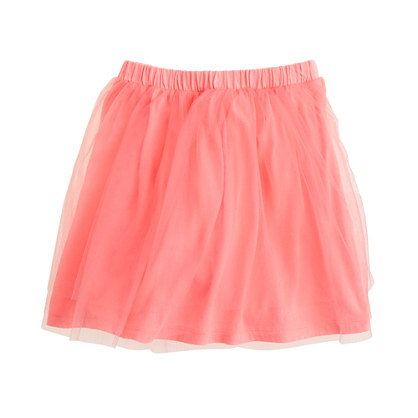 Girls' tippy-toe tulle skirt