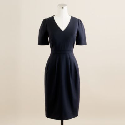 Petite memo dress in Super 120s