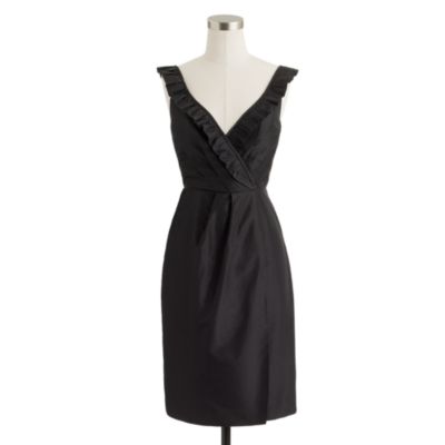 Petite elyse dress in silk taffeta