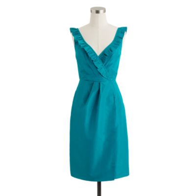 Petite elyse dress in silk taffeta