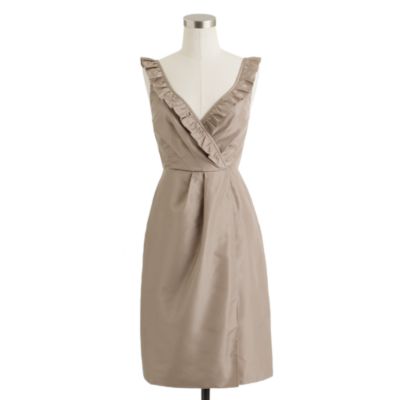Petite elyse dress in silk taffeta