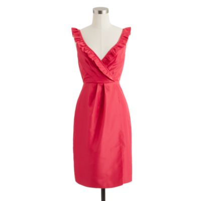 Petite elyse dress in silk taffeta