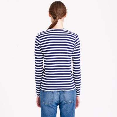 Comme des Gar�ons&reg; Play striped heart tee