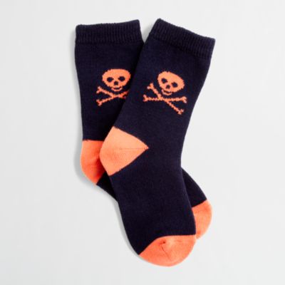 Factory boys' skull and crossbones socks