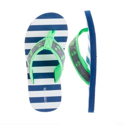 Kids' anchor flip-flops