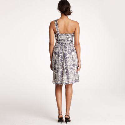 Lucienne dress in printed silk chiffon