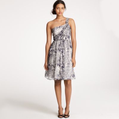 Lucienne dress in printed silk chiffon