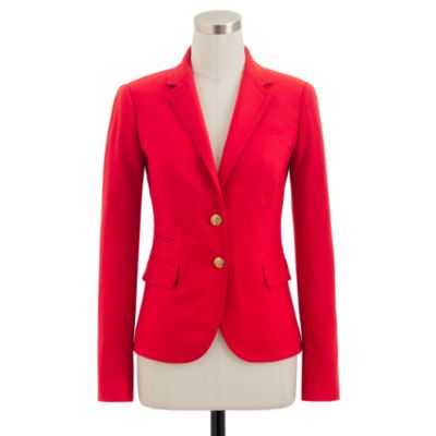 Schoolboy blazer in wool flannel