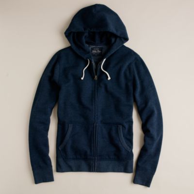 Utility fleece zip hoodie