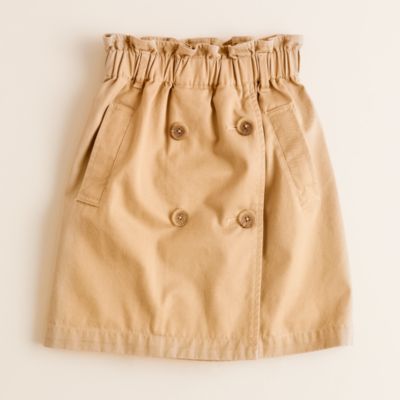 Girls' trench skirt