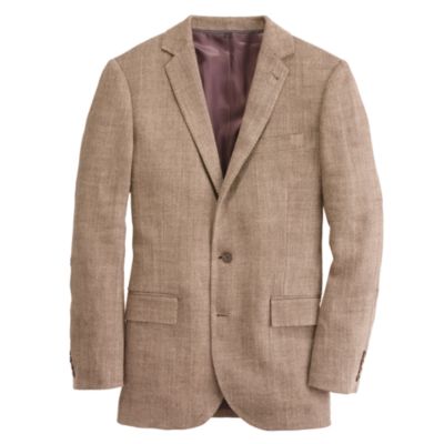 Ludlow sportcoat in wide herringbone Italian linen