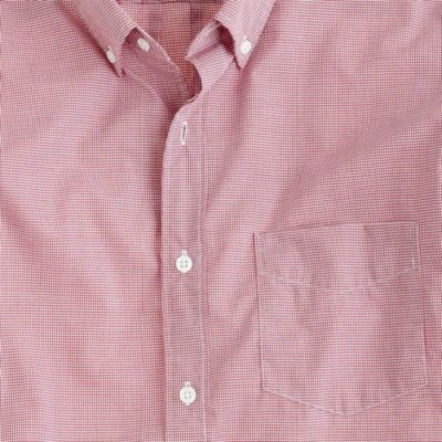 Thomas Mason&reg; for J.Crew slim shirt in green microgingham