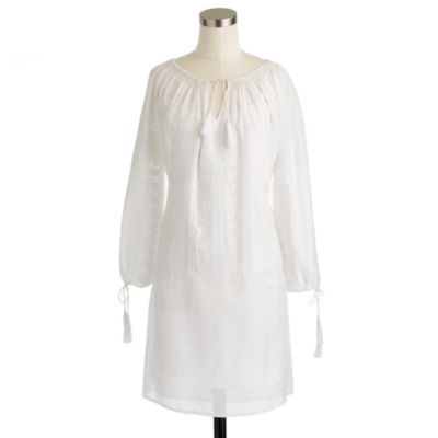 Collection embroidered voile dress
