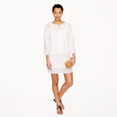 Collection embroidered voile dress