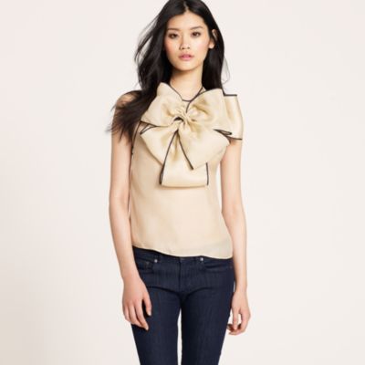 Prabal Gurung at J.Crew Exploding Bow blouse