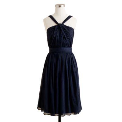 Sinclair dress in silk chiffon