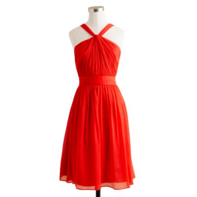 Sinclair dress in silk chiffon