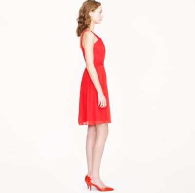 Sinclair dress in silk chiffon