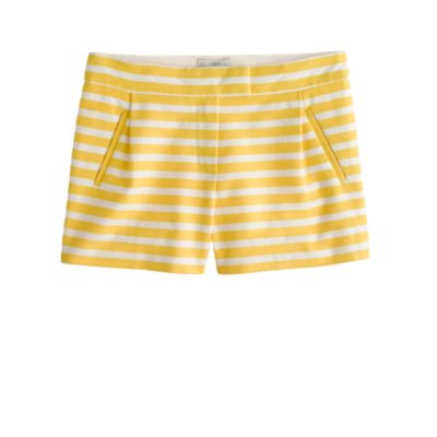 Textured-stripe short