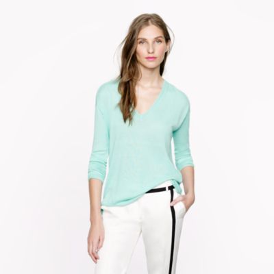 Collection featherweight cashmere drop-shoulder boyfriend sweater