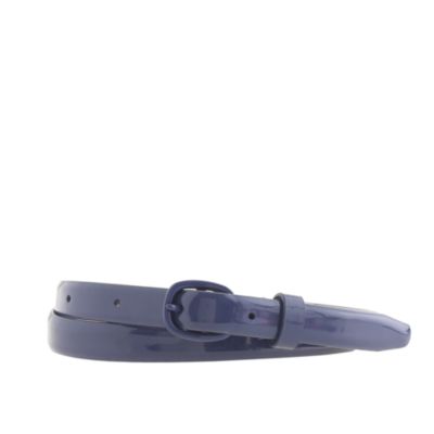Girls' patent leather belt