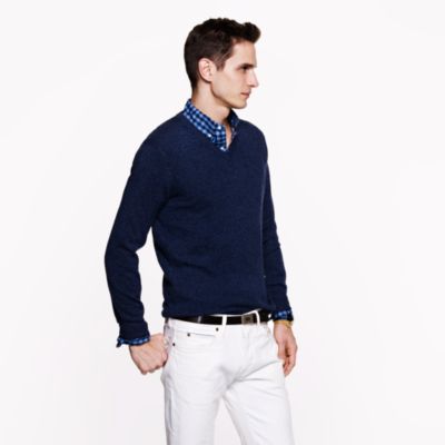 Slim cashmere V-neck sweater