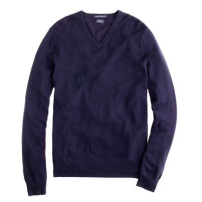 Slim cashmere V-neck sweater