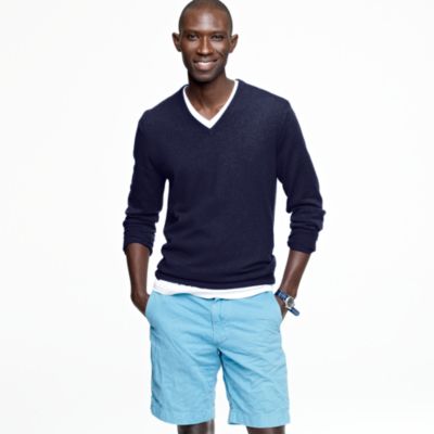 Slim cashmere V-neck sweater