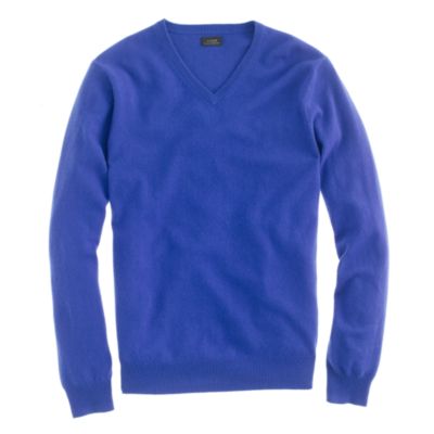 Slim cashmere V-neck sweater