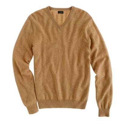 Slim cashmere V-neck sweater