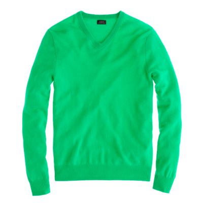 Slim cashmere V-neck sweater