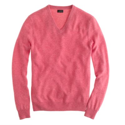 Slim cashmere V-neck sweater
